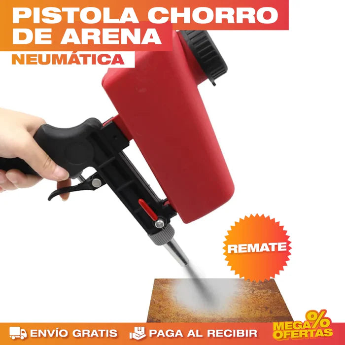 PISTOLA DE CHORRO DE ARENA- ANTIOXIDO PRO