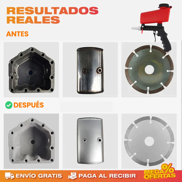 PISTOLA DE CHORRO DE ARENA- ANTIOXIDO PRO