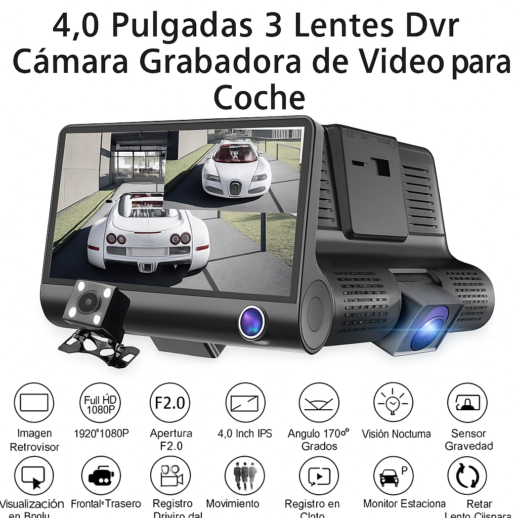 ROADVISION 4K - CON LENTE DVR EXTRA GRATIS