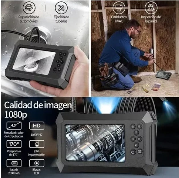 INSPECTOR TECH VIEW - CON LUCES LED EXTRA GRATIS