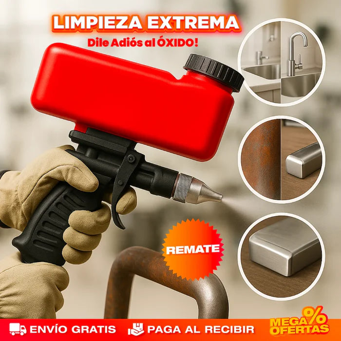 PISTOLA DE CHORRO DE ARENA- ANTIOXIDO PRO